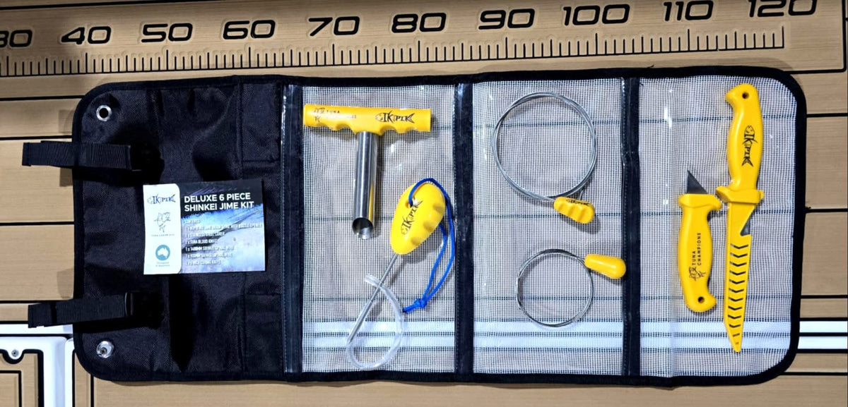 Iki jime 6 piece kit for humane fishing